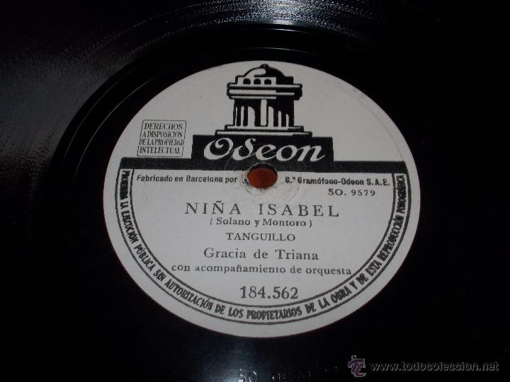 Discos de pizarra: Ni&ntilde;a isabel disco odeon 184562 - Foto 3