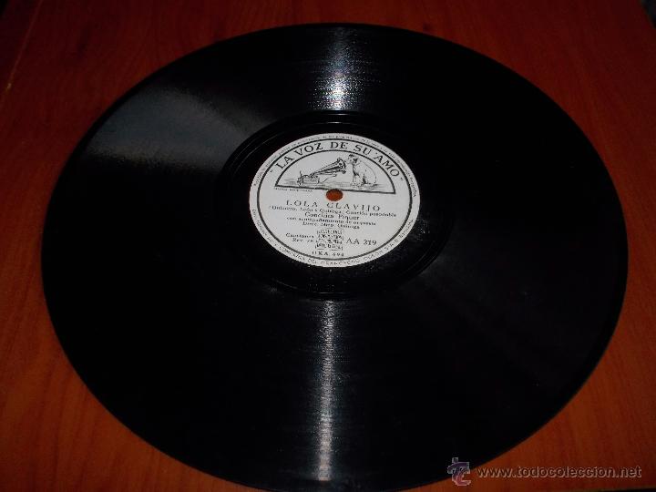 Discos de pizarra: Romance de la otra disco la voz de su amo AA219 - Foto 2