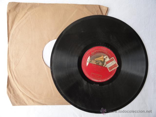 Discos de pizarra: DISCO DE PIZARRA LA VOZ DE SU AMO. TOSCA DE PUCCINI. - Foto 1