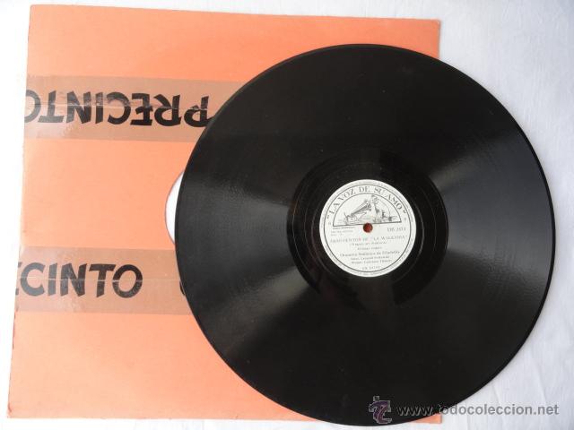 Discos de pizarra: DISCO DE PIZARRA LA VOZ DE SU AMO. FRAGMENTOS DE LA WALKIRIA. - Foto 1