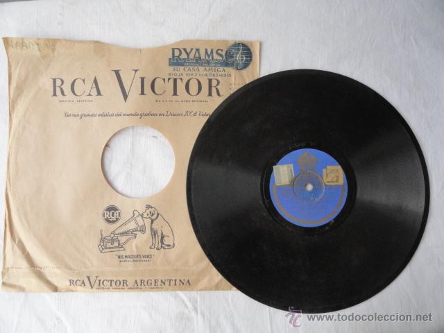 Discos de pizarra: DISCO DE PIZARRA ODEON. ROSA DE MADRID Y EL TRIUNFO DEL MANT&Oacute;N. - Foto 1