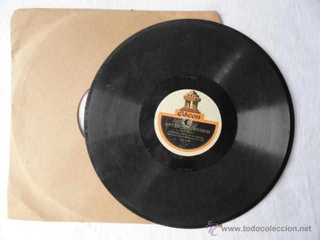 Discos de pizarra: DISCO DE PIZARRA ODEON. THE RAIN SONG Y AFTER THE STORM. - Foto 1