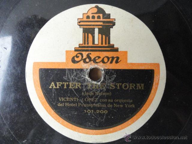 Discos de pizarra: DISCO DE PIZARRA ODEON. THE RAIN SONG Y AFTER THE STORM. - Foto 2