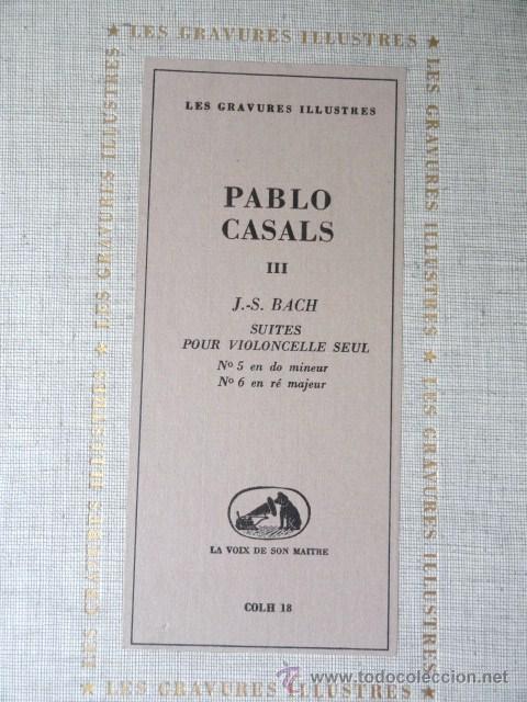 Discos de pizarra: DISCO DE PIZARRA LA VOIX DE SON MAITRE. PABLO CASALS. - Foto 2