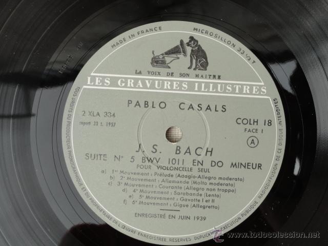 Discos de pizarra: DISCO DE PIZARRA LA VOIX DE SON MAITRE. PABLO CASALS. - Foto 4