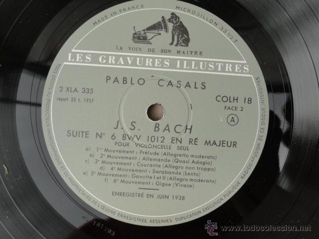 Discos de pizarra: DISCO DE PIZARRA LA VOIX DE SON MAITRE. PABLO CASALS. - Foto 5