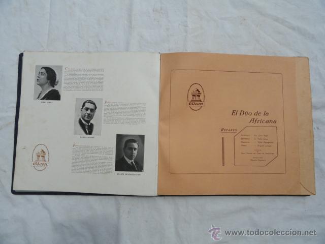Discos de pizarra: ALBUM DISCOS DE PIZARRA ODEON. EL D&Uacute;O DE LA AFRICANA. - Foto 4