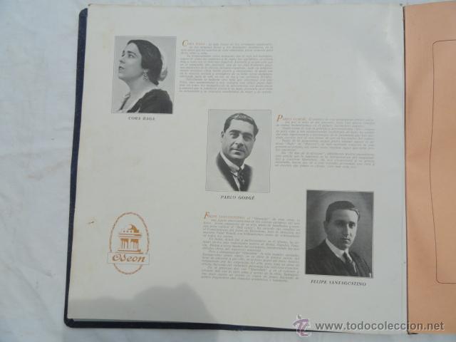Discos de pizarra: ALBUM DISCOS DE PIZARRA ODEON. EL D&Uacute;O DE LA AFRICANA. - Foto 5