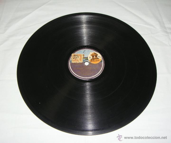 Discos de pizarra: Disco de Pizarra &middot; Ayuntamiento de Valdelacueva &middot; Odeon &middot; ca. 1920&ndash;1930 - Foto 1