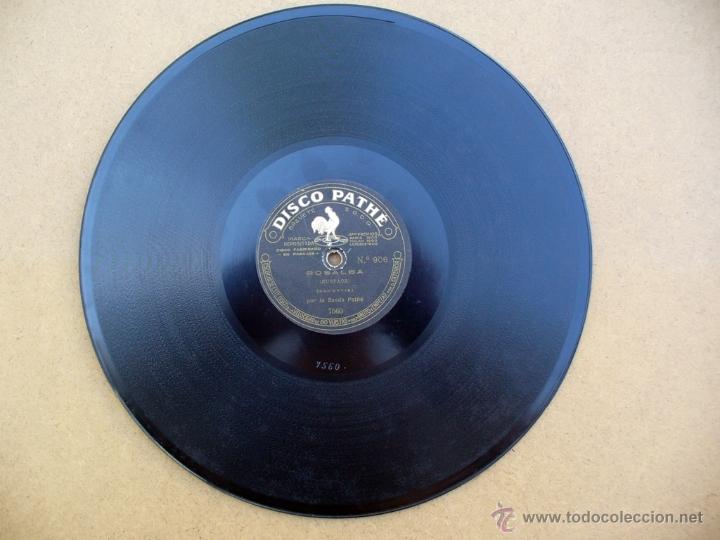 Discos de pizarra: DISCO PATHE - ROSALBA, LAS CAMPANAS DEL CASTILLO - SCHOTTIS - Foto 3