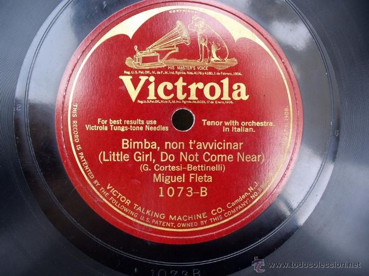 Discos de pizarra: MIGUEL FLETA - AMAPOLA - BIMBA - Foto 3
