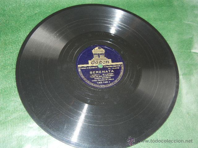 Discos de pizarra: MARTA EGGERTH - SCHUBERT SERENATA / AVE MARIA - ODEON 183.746 - Foto 2
