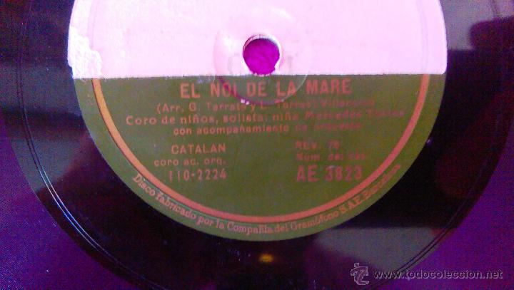 Discos de pizarra: EL DIMONI ESCUAT, EL NOI DE LA MARE, DISCO GRAMOFONO - Foto 4