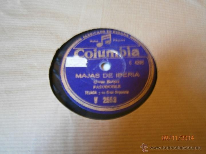 Discos de pizarra: DISCO PIZARRA MAJAS DE IBERIA,TU BLONDA. - Foto 2