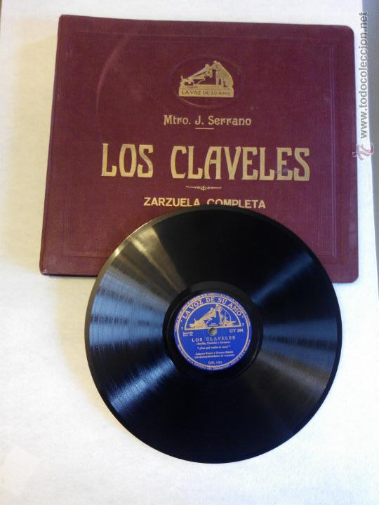 Discos de pizarra: Los claveles. Zarzuela - Foto 1