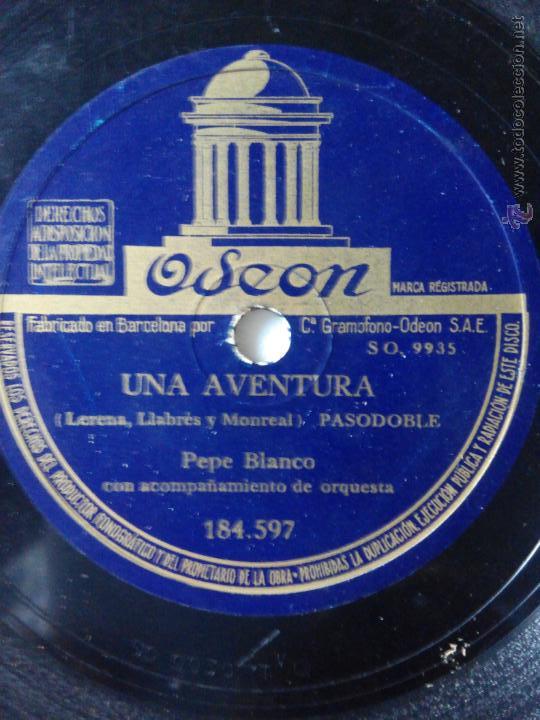 Discos de pizarra: Tani y Una aventura. Pepe Blanco - Foto 1