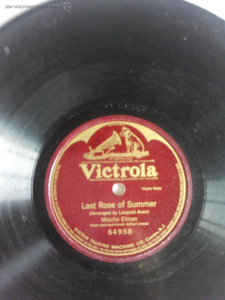 Discos de pizarra: Last rose of summer. Mischa Elman - Foto 1