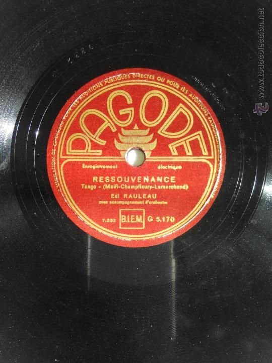 Discos de pizarra: Avec la Pompadour. Ressouvenance. Edi Rauleau - Foto 1