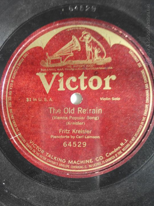Discos de pizarra: The Old Refrain. Fritz Kreisler - Foto 1