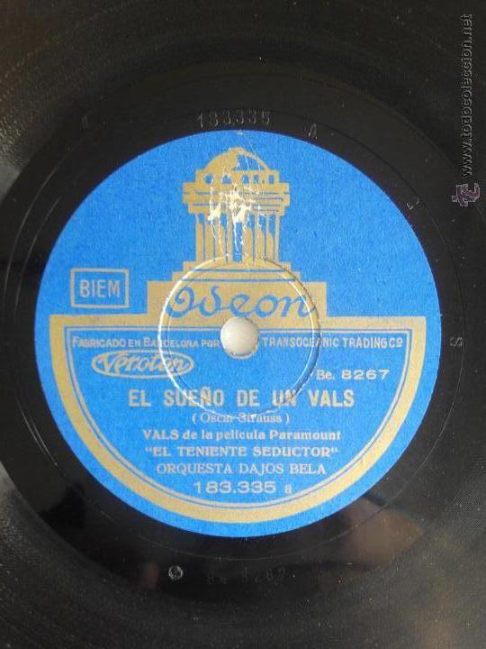 Discos de pizarra: El sue&ntilde;o de un vals. Piccolo, piccolo. Orquesta Dajos Bela - Foto 1