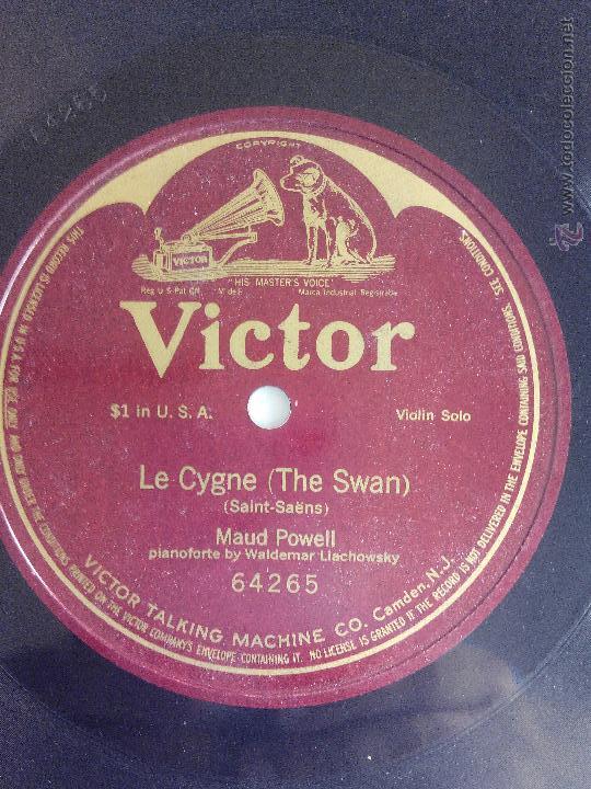Discos de pizarra: Souvenir. Silver Threads among the gold. Maud Powell - Foto 1
