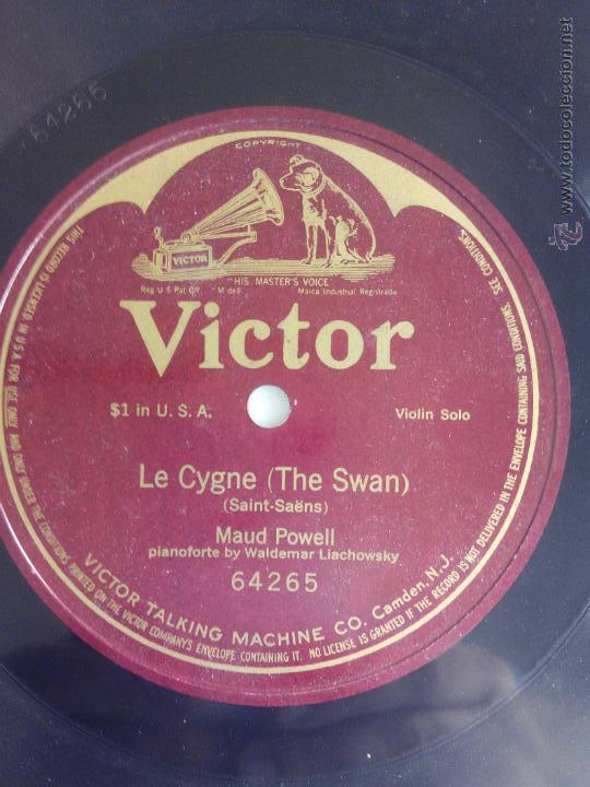Discos de pizarra: Le cygne. Maud Powell - Foto 1