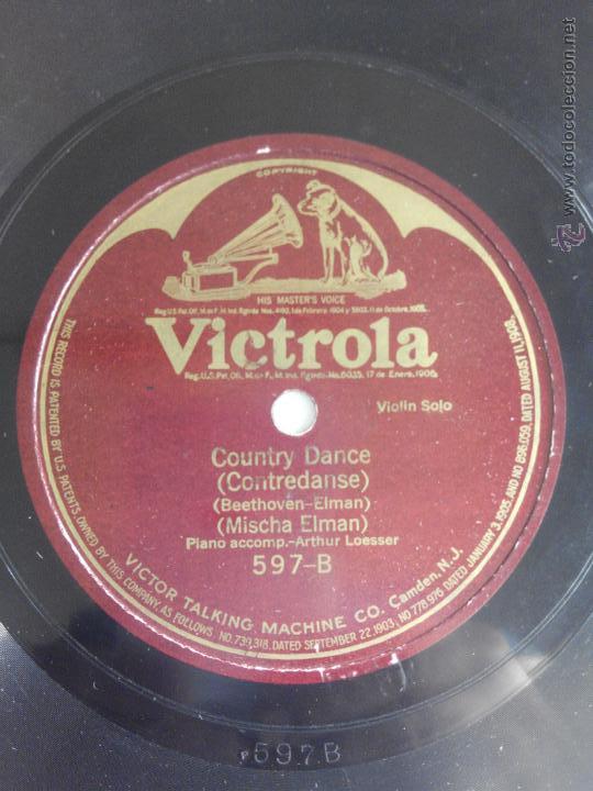Discos de pizarra: Hungarian Dance n&ordm; 7. Country dance. MIscha Elman - Foto 1