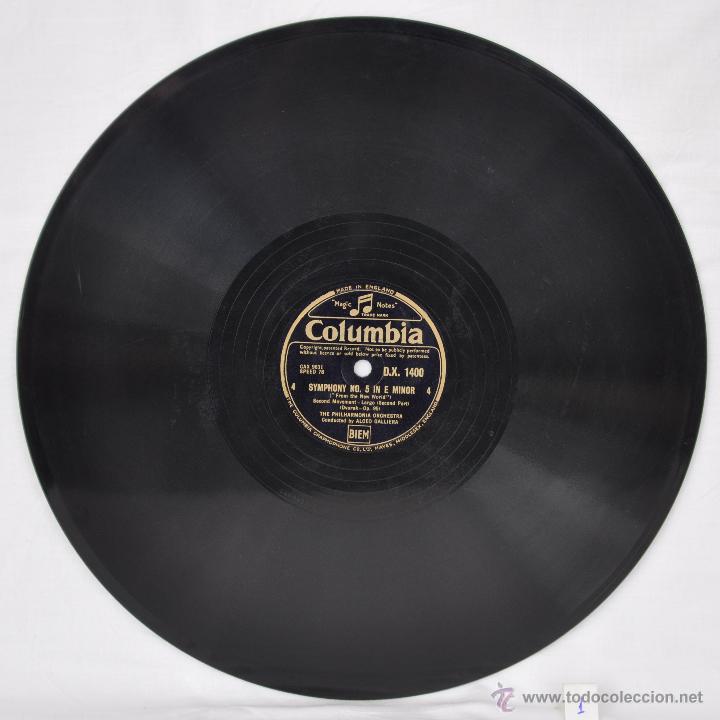 Discos de pizarra: Disco gram&oacute;fono .From the new world Dvorak. N&ordm; 1 - Foto 3