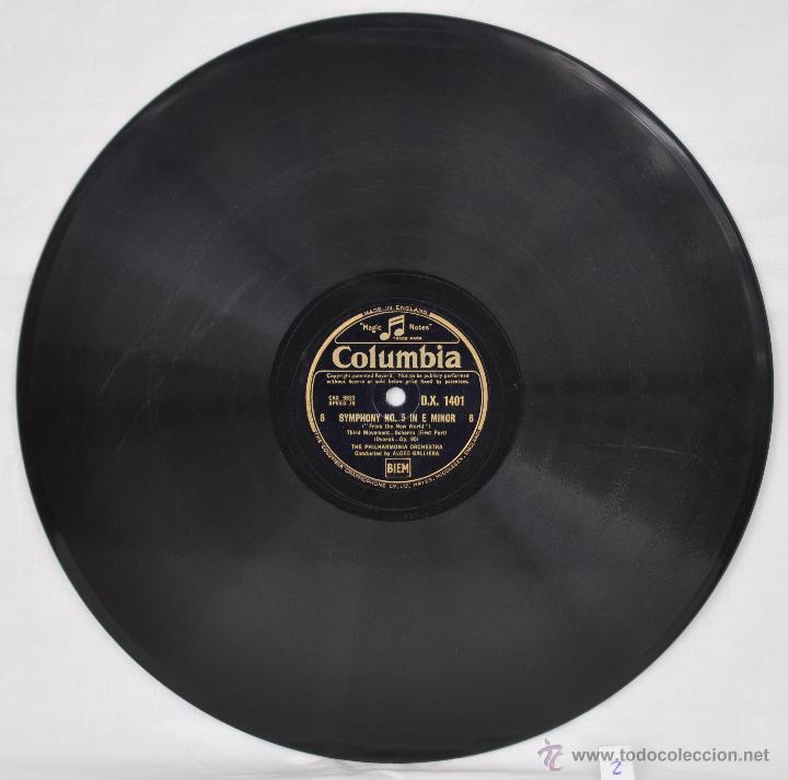 Discos de pizarra: Disco gram&oacute;fono. From the new world. Dvorak. N&ordm; 2 - Foto 4