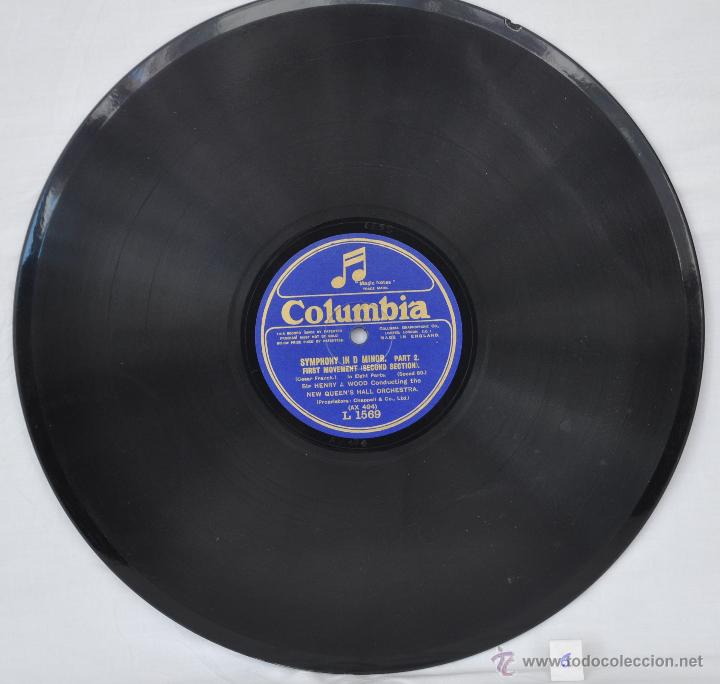 Discos de pizarra: Disco gram&oacute;fono. NEW QUEEN&acute;S HALL ORCHESTA. N&ordm; 6 - Foto 2