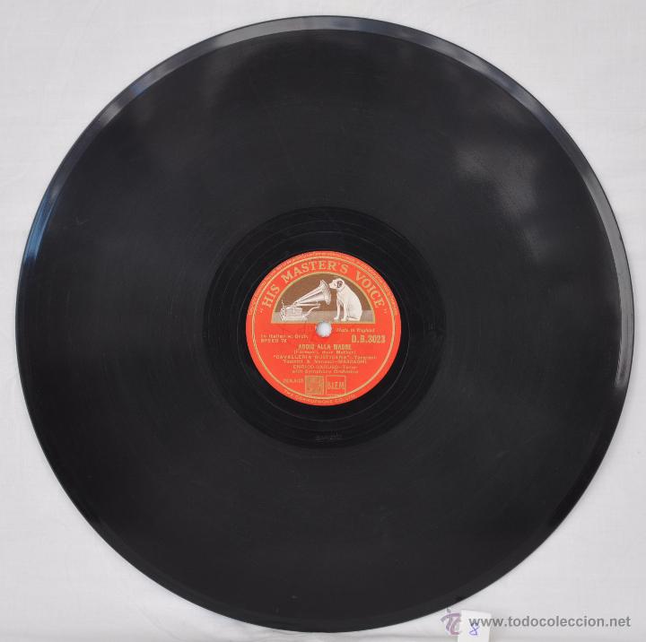 Discos de pizarra: Disco gram&oacute;fono. CAVALLEIRA RUSTICANA. N&ordm; 8 - Foto 3