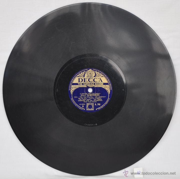 Discos de pizarra: Disco gram&oacute;fono. WHEN DAY IS DONE. N&ordm; 10 - Foto 3