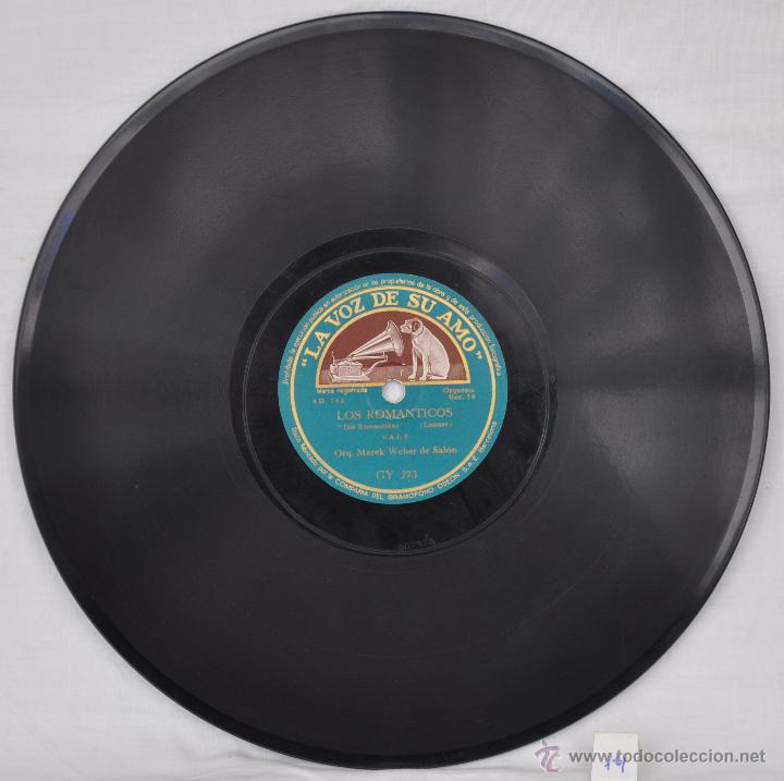 Discos de pizarra: Disco gram&oacute;fono. SERENATA Y LOS ROMANTICOS. N&ordm; 14 - Foto 4