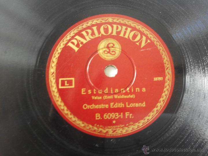 Discos de pizarra: Estudiantina. Les sirenes. Orquesta Edith Lorand - Foto 1