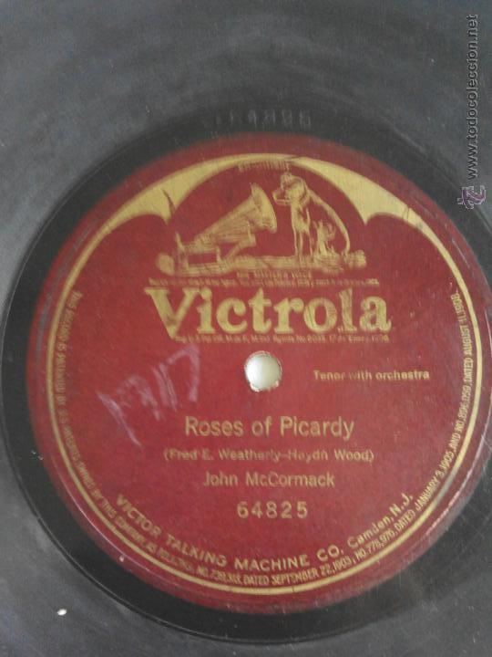 Discos de pizarra: Roses of Picardy. John McCormack - Foto 1