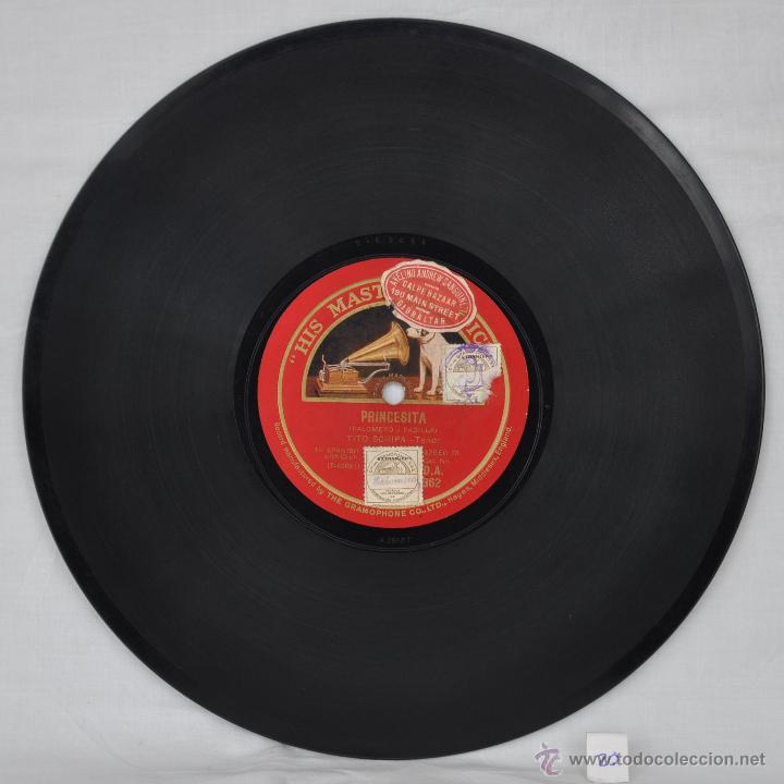 Discos de pizarra: Disco gram&oacute;fono.PRINCESITA Y GRANADINAS. N&ordm; 20 - Foto 2