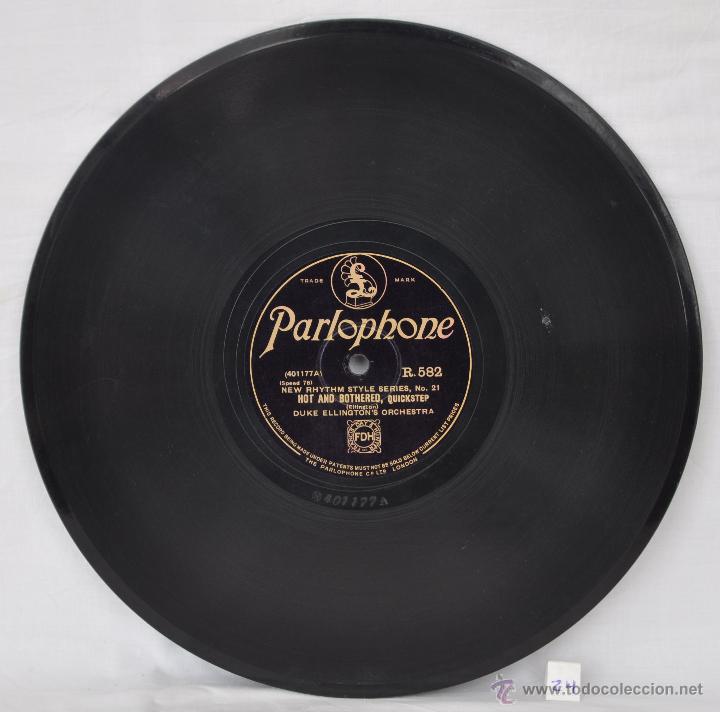 Discos de pizarra: Disco gram&oacute;fono. HOT AND BOTHERED Y SWANPY RIVER. N&ordm; 24 - Foto 4