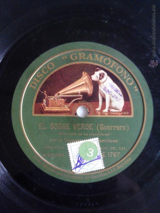 Discos de pizarra: El sobre verde. Charleston y schotis. Orquesta del Gram&oacute;fono - Foto 1