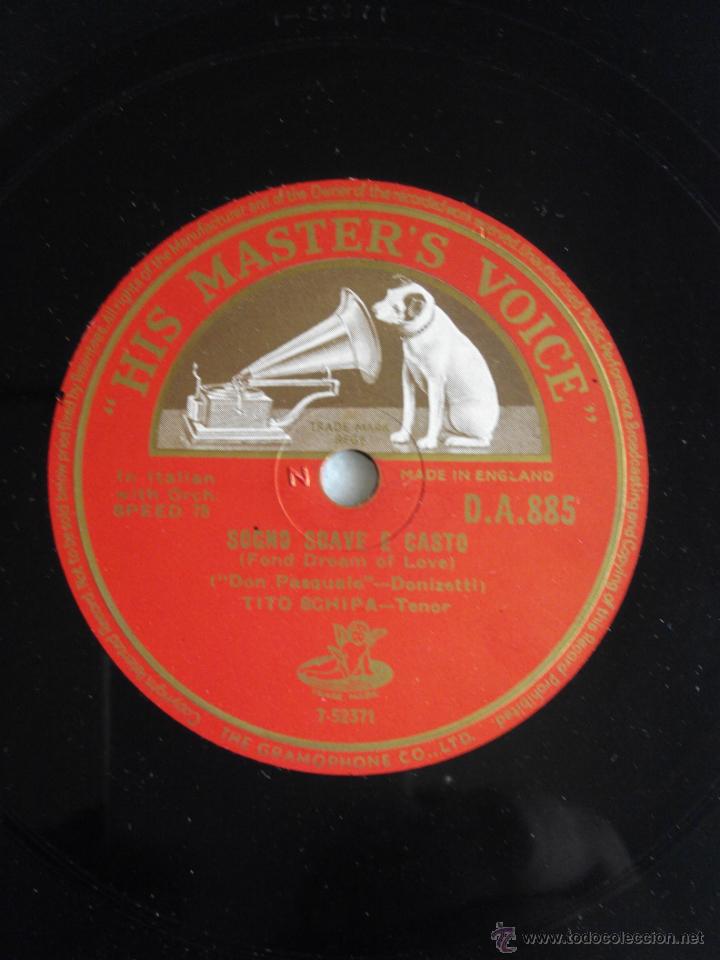 Discos de pizarra: Questa o quella. Sogno soave e casto. Tito Schipa - Foto 1
