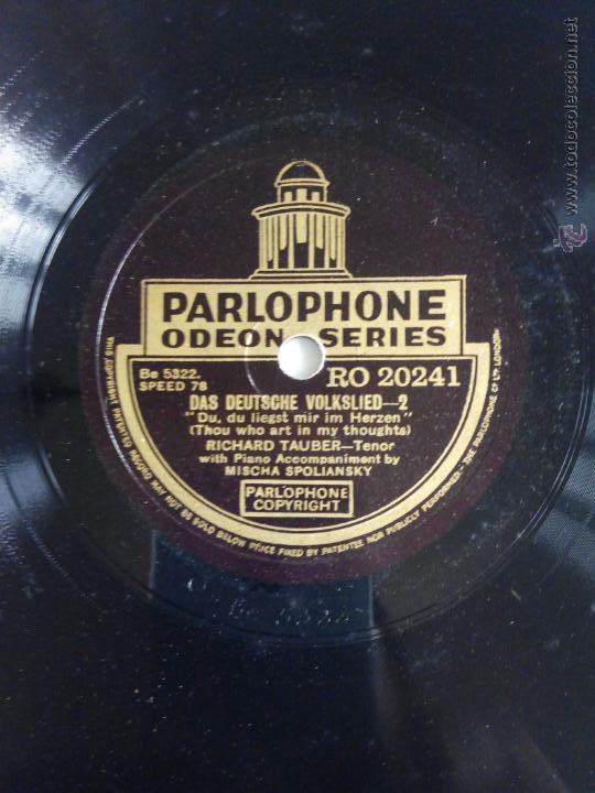 Discos de pizarra: Das deutsche volkslied 1 y 2. Richard Tauber - Foto 1