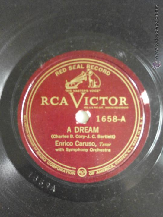 Discos de pizarra: A dream. For you alone. Enrico Caruso - Foto 1
