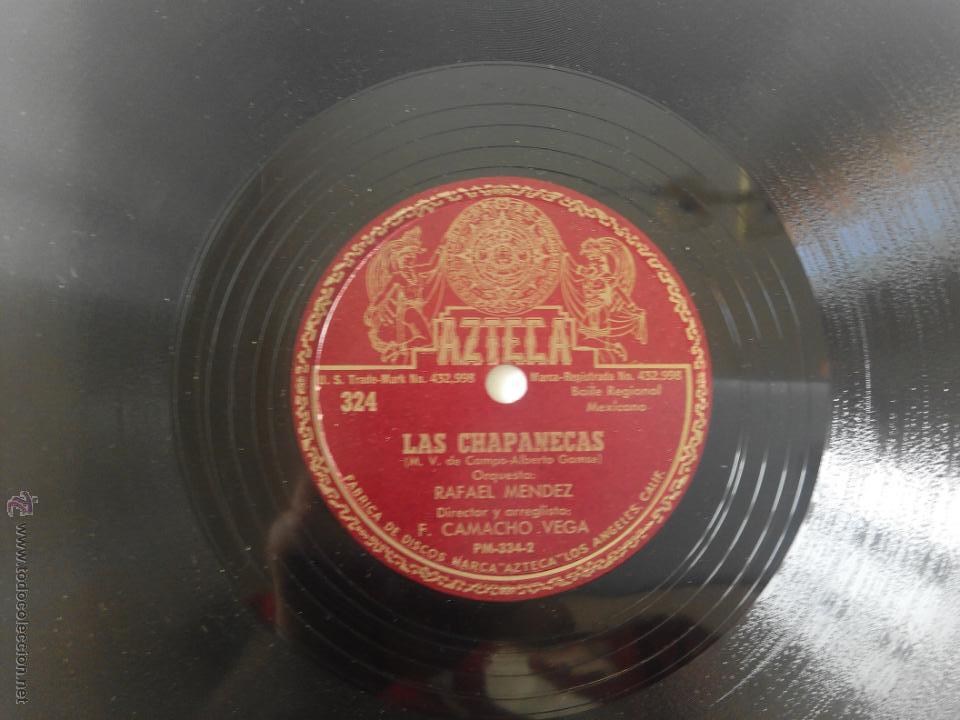 Discos de pizarra: Jarabe tapatio. Las chapanecas. Orquesta Rafael Mendez - Foto 1