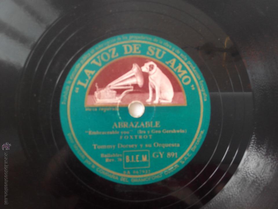 Discos de pizarra: Abrazable. Again. Orquesta Tommy Dorsey - Foto 1