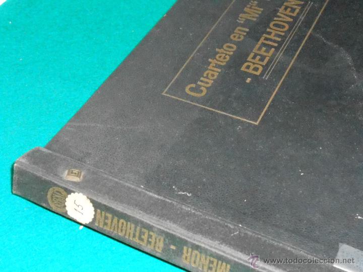 Discos de pizarra: CUARTETO EN MI MENOR. BEETHOVEN. 4 LP&acute;S REGAL - Foto 2