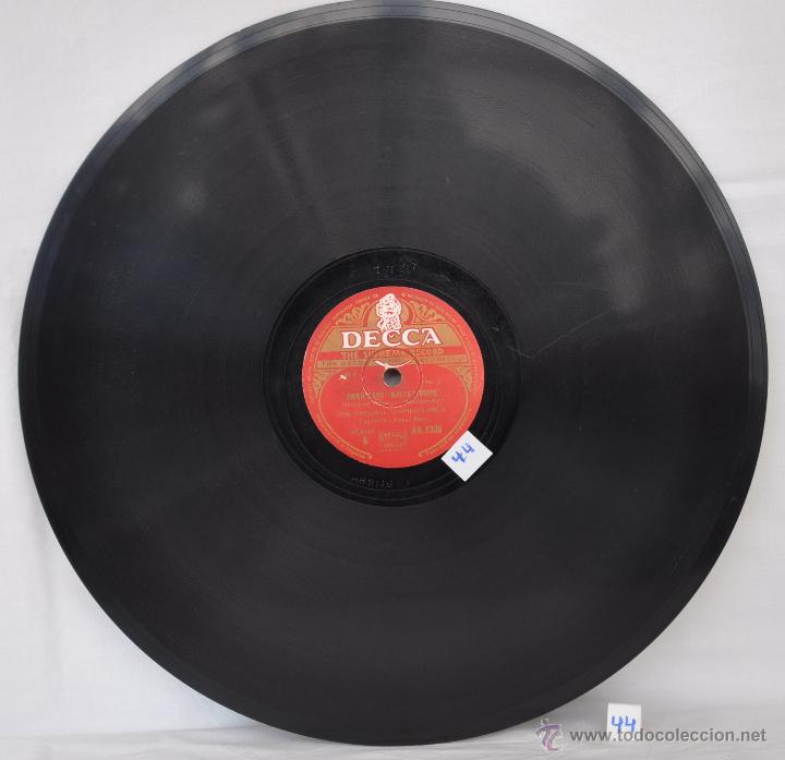 Discos de pizarra: DISCO GRAMOFONO. SWAN EAKE- BALLET SUITE. N&ordm; 44 - Foto 3
