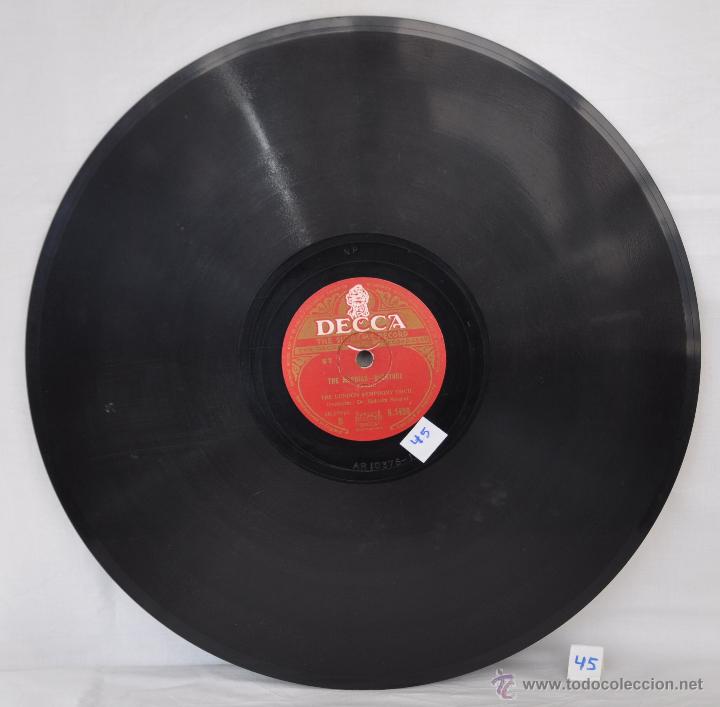 Discos de pizarra: DISCO GRAMOFONO.THE MESSIAN OVERTURE. N&ordm; 45 - Foto 4