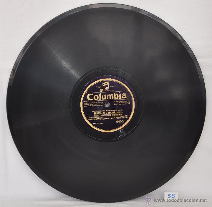 Discos de pizarra: DISCO GRAMOFONO. IMPROMPTU. SHUBERT. N&ordm; 55 - Foto 3