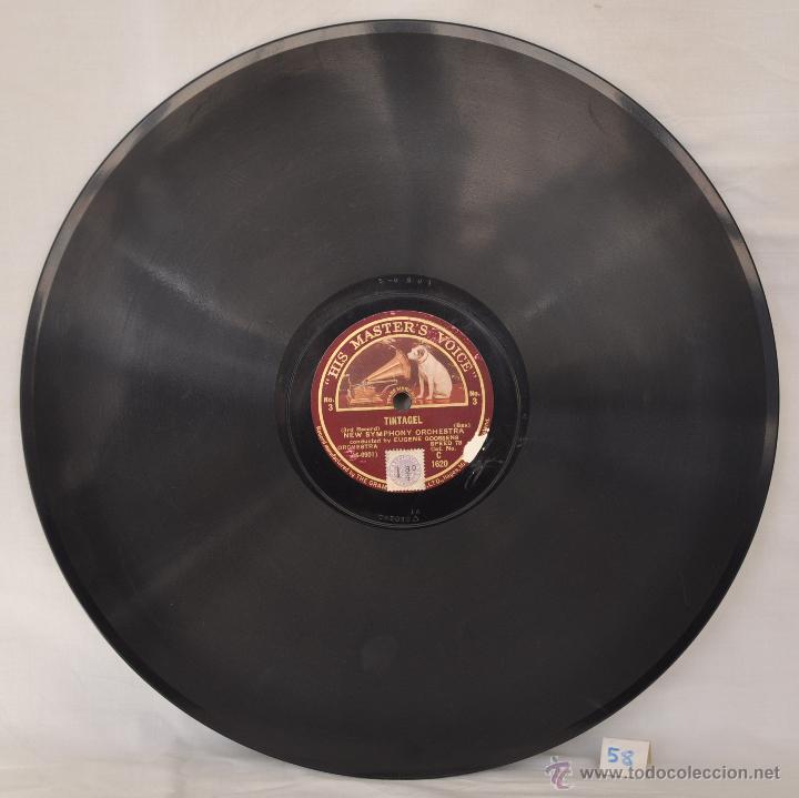 Discos de pizarra: DISCO GRAMOFONO. MEDITERRANEAN AND TINTAGEL. BAX.. N&ordm; 58 - Foto 3