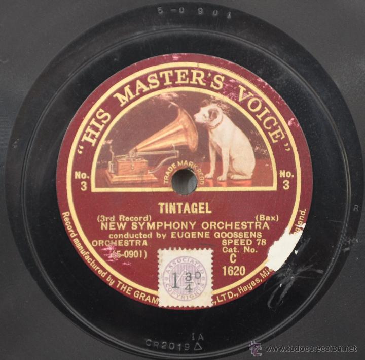 Discos de pizarra: DISCO GRAMOFONO. MEDITERRANEAN AND TINTAGEL. BAX.. N&ordm; 58 - Foto 4
