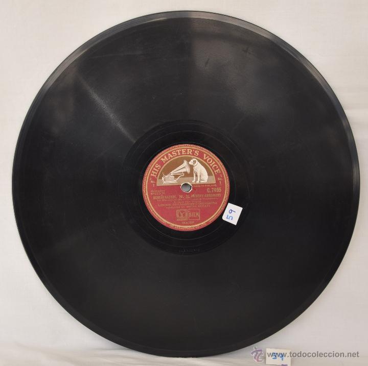 Discos de pizarra: DISCO GRAMOFONO. SCREHERAZADE.. RIMSKY-KORSAKOV. N&ordm; 59 - Foto 3
